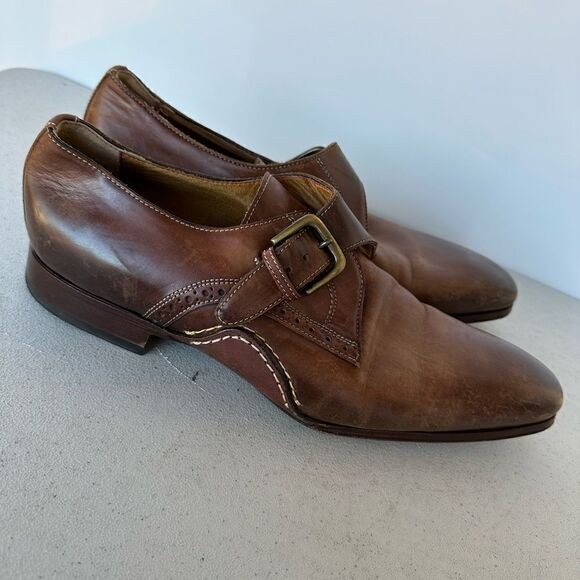 Giorgio 1958  Platinum Italian Shoes Size 12-45 main image 5